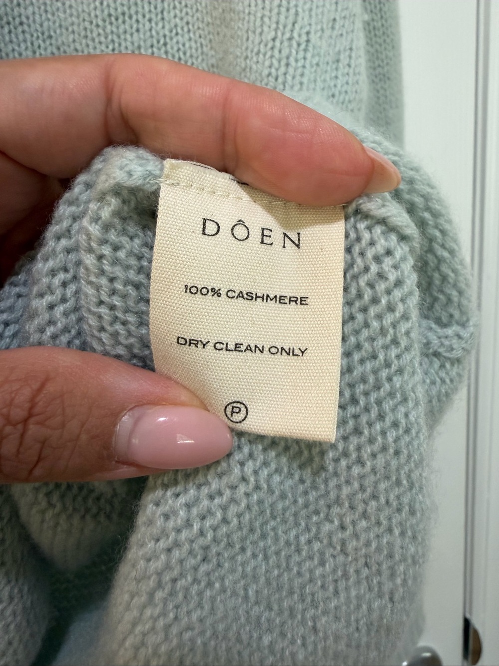 Doen Pale Blue Crewneck Sweater - Picture 5 of 10